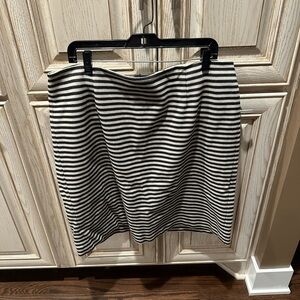 Talbots Woman Stripe Knit Pencil skirt